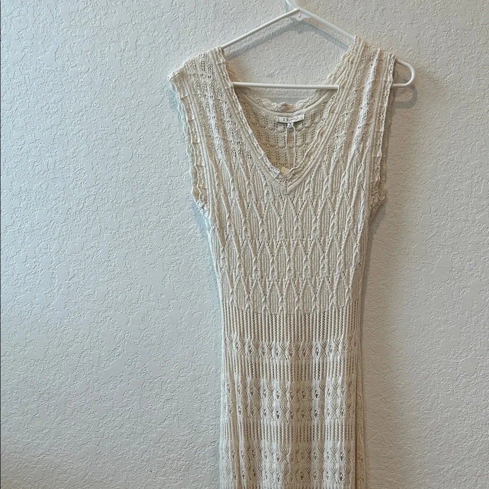Z Supply MARSELLA CROCHET MIDI DRESS - Picture 4 of 9